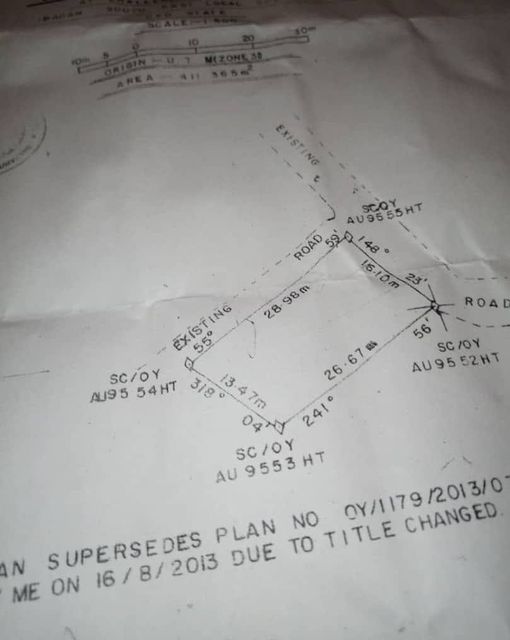 411.365 sqm Land For sale 1 diagram