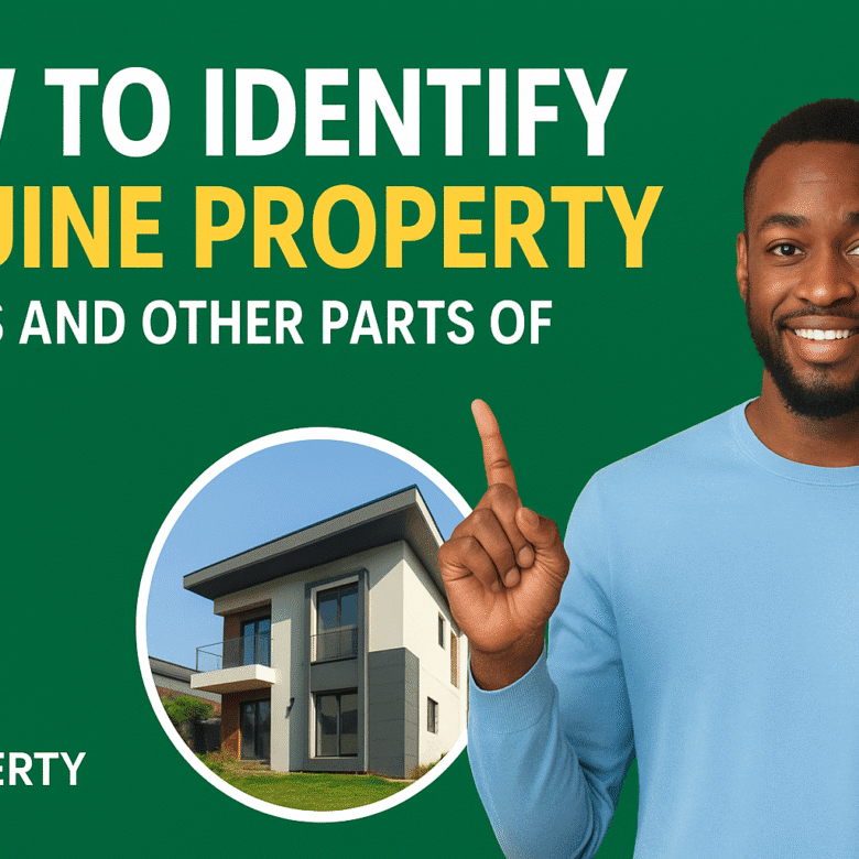 How to Identify Genuine and Approved Real Property in Lagos and Other Parts of Nigeria