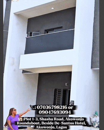 half plot for sale in greeen lake ayobo