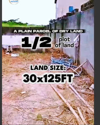 half plot for sale in greeen lake ayobo